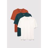 3lü Erkek Basic Tişört Loose Fit/Bol Rahat Kesim 0612315-87831