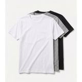 3'lü Erkek T-Shirt Seti - Slim Fit Kesim,%100 Pamuk Suprem Kumaş, Kısa Kollu Bisiklet Yaka Basic Tişört Paketi (S)