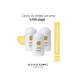 3'Lü Fırsat Paketi - Clooe Doğal Roll On Unisex Ter Kokusu Önleyici (50Ml) Pka002