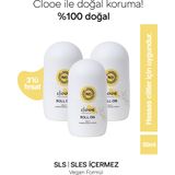 3'lü Fırsat Paketi - Doğal Roll On Unisex Ter Kokusu Önleyici (50ML) Pka002