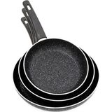 3lü Granit Tava Seti 18-22-26CM - Standart