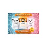 3’Lü Hayvan Serisi Kağıt Yüz Maskesi Seti Panda Kolajen-Tiger Niacinamide-Rabbit Ceramide Bakım