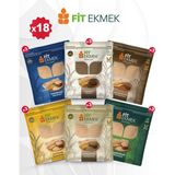 3lü Kepekli ,3lü Yulafli ,3lü Chia ,3lü Arpa ,3lü Çavdar ve 3lü Keten Tohumlu Lavaş Ekmeği 300GR - 300 gr