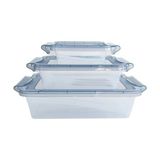3‘lü Kilitli Saklama Kabı Set