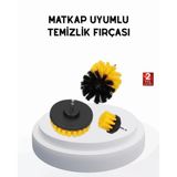 3’Lü Matkap Temizlik Fırçası Seti – Banyo, Mutfak Ve Araç Jantı İçin Etkili P98059s8933