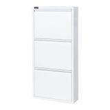 3'lü Metal Ayakkabılık (beyaz)
