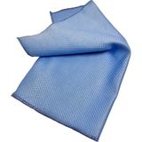 3’lü Mikrofiber Cam Bezi 40X40 cm – Iz Bırakmaz, Süper Emici - Mavi