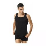 3'Lü Namaldı 112 Ribana Erkek Atlet Siyah 2Xl