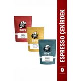 3\'lü Nitelikli Espresso Tadım Seti 3X250GR (750GR) - 82-84 Sca Puan - Öğütülmüş - 750 gr