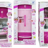 3lü Oyuncak Mutfak Seti Sesli Işıklı-My Happy Kitchen Mutfak