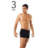 3'lü Paket Elastan Erkek Boxer