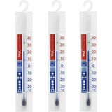 3'lü Paket TFA Dostmann 14.4000 Buzdolabı Soğutucu Soğuk Hava Deposu Termometresi -40 ° C.....+ 40 ° C (Alman Markası)