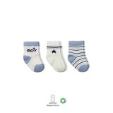 3'Lü Penye Boy And Girl Soket Çorap Bs10114 Mavi