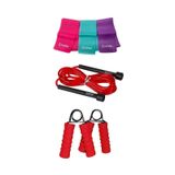 3lü Pilates Bandı Atlama Ipi El Yayı 3lü Set