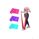 3'lü Pilates Bandı Egzersiz Lastiği Yoga Bandı Sırt Kalça Bacaklar Kolları Çalıştırma Spor Bandı