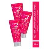 3'Lü Pink Glow Greyfurt Özlü Detoks Etkili Soyulabilir Maske