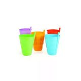3Lü Pipetli Bardak (5570)