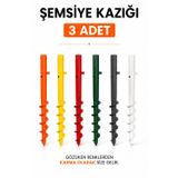 3'Lü Şemsiye Sabitleme Kazığı