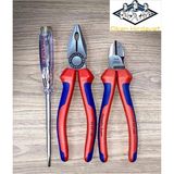3'lü Set 180MM Pense 160MM Yankeski 190MM Kontrol Kalemi Izeltaş - Çok Renkli