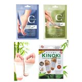 3'Lü Set Detox Ayak Bandı Toksin Atıcı Ayak Detoksu Ayak Bacak Peeling Kil Maskesi Bakımı