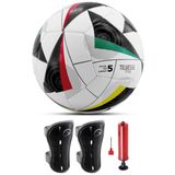 3lü SET Futbol Topu Tekmelikli 2024 Avrupa Pompalı Sert Zemin Halı Saha Futbol Topu No:5 FT515