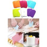 3lü Set Hamur Kesme ve Kazıma Aparatı Hamur Pasta Börek Kek Çörek Şekillendirici Kesici Kazıyıcı Q05