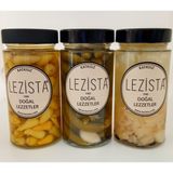 3lü Set Lezista Çubuk Salatalık Turşusu 545 gr + Lezista Lahana Turşusu 545 gr + Lezista Biberiye Biber Turşusu 545 gr - 900 gr