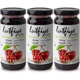 3lü Set Lutfiye Organik Vişne Reçeli 280 gr