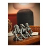 3'lü Set Meditasyon Modern Biblo Masa Üstü biblo, Görmedim Duymadım Bilmiyorum Hean Speak See, 22dwsd