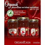 3lü Set Organicasa Organik Domates Salçası 660 gr +Organicasa Organik Acı Biber Salçası 660 gr + Organicasa Organik Tatlı Biber Salçası 660 gr