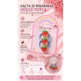 3'lü Set Parlak Meyve Figürlü İz Bırakmaz Esnek Lastik Çocuk Saç Tokası Farklı Renk Seçenekli asel 70a