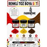 3'Lü Set Premium Parafin Soya Wax Toz Mum Boyası Hobi Seti - 10 Cc (Kırmızı, Sarı, Kahverengi) Bkfab3ksrkh10g