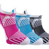 3'lü Set Renkli Erkek Sneakers Çorap, Darbe Önleyici, X-TEMP Aktif Termoregülasyon, Akıllı Kumaş, Hızlı Kuruma, Aşırı Konfor, Sürtünme Önleyici Takviye, File Ek Havalandırma, Koşu ve Günlük Aktivite