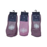 3'lü Set Tabanı Silikonlu Plates & Yoga Kadın Çorap - 39 - 42 - Çok Renkli