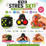 3'lü Stres Seti Stres Küpü, Stres Çarkı ve Stres Topu