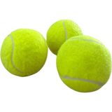 3'lü Tenis Topu Paketli Antrenman Topu Kaliteli Tenis Topu - Sarı
