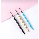 3'lü Tırnak Süsleme Nail Art Fırça Seti