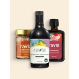 3'lü Ürün - Organik Zeytinyağı - Bebek Çocuk Yüksek Polifenol 500ml / Ravla 17 Sebzeli Tarhana 200g / Ravlaboom Karışım 250ml - 3 Adet