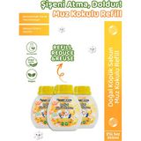 3lü Yedek Dolum - Baby Icon Doğal Çocuk Köpük Sabun 350 ml Muz Kokulu