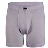 3'lü Yıldız 320-321-322-323 Erkek Bambu Likralı Boxer - 2XL - Gri