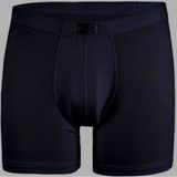 3'lü Yıldız 320-321-322-323 Erkek Bambu Likralı Boxer - M - Siyah