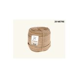 3m 10 mm 20 Metre Jüt Halat Ip Dekoratif Hasır Ip