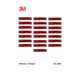3M 10x45x1mm Yedek Güçlü Çift Taraflı Vhb Bant Die Cut Kesim (22 ADET)