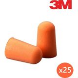 3m 1100 Ipsiz Kulak Tıkacı 25 Adet Yüksek Koruma ve Antialerjik Malzeme ile Ergonomik Tasarım