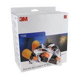 3m 1100 İpsiz Kulak Tıkacı SNR37DB 200 Adet Ergonomik Tasarım ve Yüksek Koruma - 201 Adet