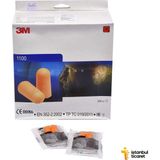 3m 1100 Kulak Tıkacı 200 Çift - Şeffaf
