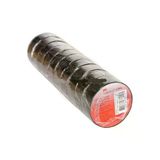 3M 18 Mm Pvc Siyah İzole Elektrik Bant 10'lu Paket