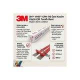 3M 25x235x1mm Yedek Güçlü Çift Taraflı Vhb Bant Die Cut Kesim (4 ADET)