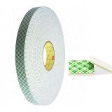 3M 4008 Çift Taraflı 3.2 mm Et Kalınlığında 10 mm x 33 mt Beyaz Poliüretan Bant