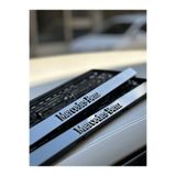 3M 5d Ultra Parlak Kabartma Mercedes Benz Uyumlu Takmatik Pleksi Plakalık